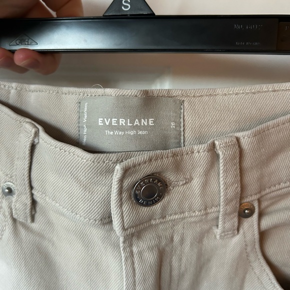 Everlane Way-High Jean in flax - Picture 7 of 7